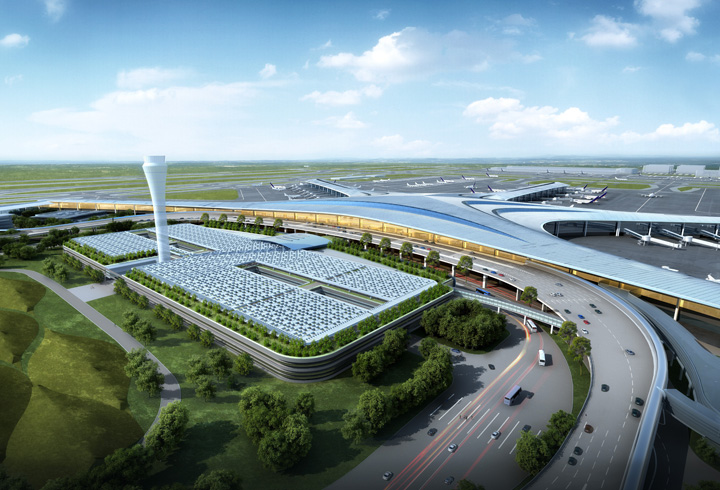 青島新機場建設(shè)工程信息中心、能源中心、空管塔臺和業(yè)務(wù)區(qū)、貴賓樓工程等